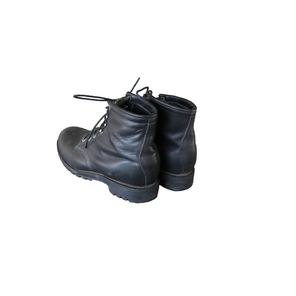 Indian Motorcycle Boots Mens Size 10 W Black Leather - Picture 4 of 13